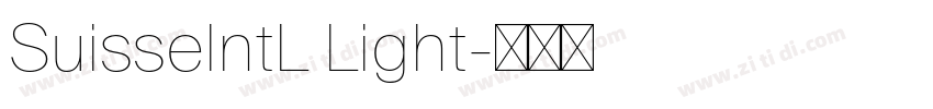SuisseIntL Light字体转换 SuisseIntL Light字体转换